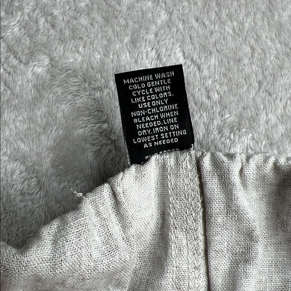 NWT REWASH L Snakeprint Linen Blend Drawstring Pa… - image 10